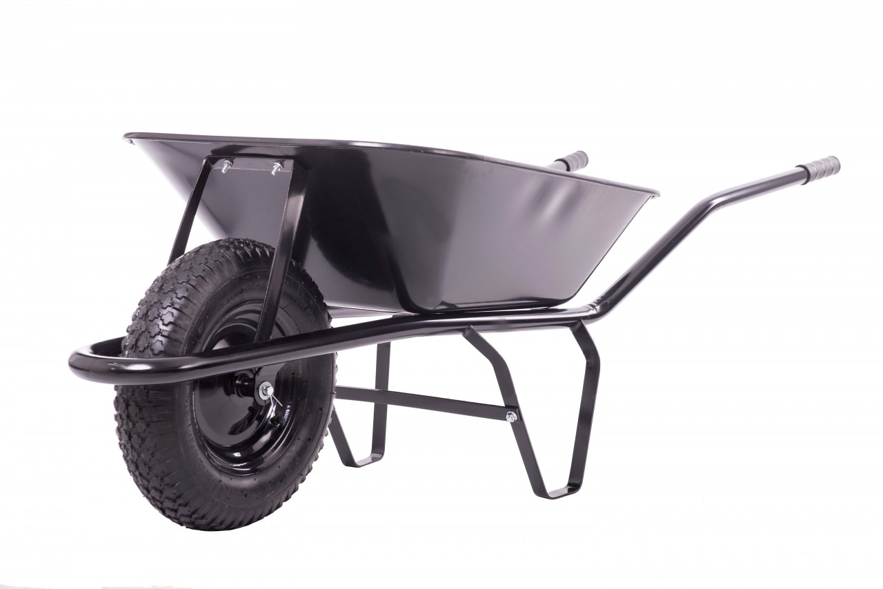 JAD Tools Koliesko stavebné 60 l nafukovacie, korba ťahaná 100 kg - rozložené
