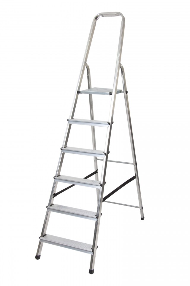 JAD Tools 7351 Schodíky hliníkové 1x6 jednostranné s madlom
