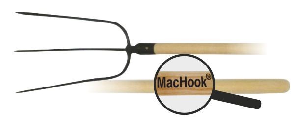 MacHook vidly 3hr. s násadou 130 cm čierne