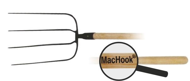 MacHook vidly BAV.4hr. s násadou 130 cm čierne