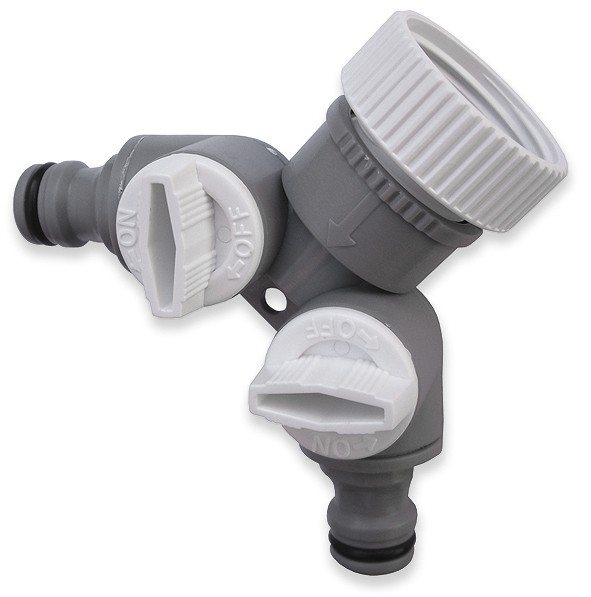 JAD TOOLS WL-2222 Rozdvojka s ventilom pre 2 rýchlospojky 1 + 3/4