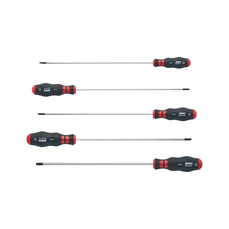 WURTH SADA ŠROUBOVÁKOV TX DLHÝCH 5 D ZEBRA