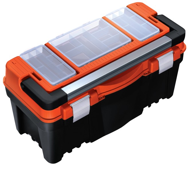 PROSPERPLAST FIREBIRD kufor na náradie oranžová, 550 x 267 x 277 mm N22RPAA