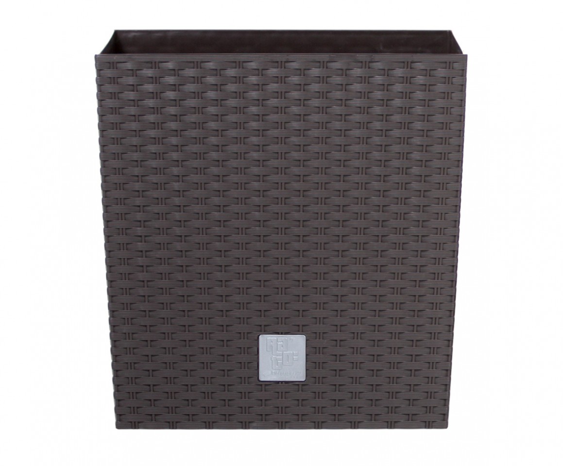 Prosperplast 12487 Kvetináč RATO LOW 40 cm, tmavo hnedý