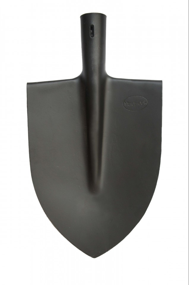MacHook 5310 Rýľ špicatý bez násady, čierny, 200 x 300 mm