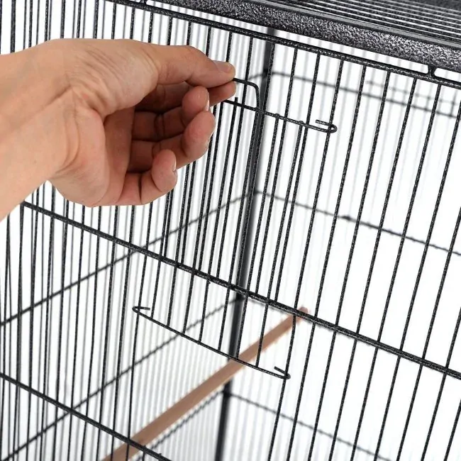 Garlist BC01 Vtáčia voliéra - klietka antická strieborná pre vtáky