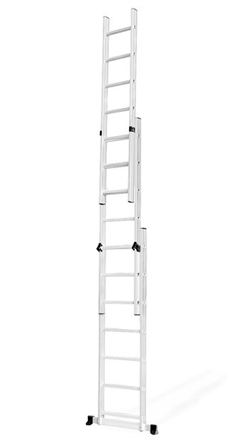 Garlist GST Profi Rebrík hliníkový trojdielny, 3x7 priečok