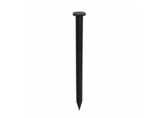 Kolík kotviaci 25cm plast čierny