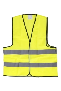 Výstražná reflexná vesta žltá veľkosť XL 120g