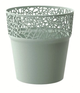 PROSPERPLAST Kvetináč s čipkou TREE šalvia 14,5 cm