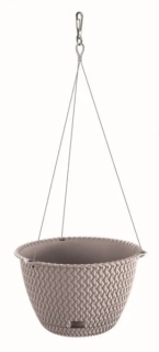 PROSPERPLAST Kvetináč závesný SPLOFY ROUND WS mocca 23cm