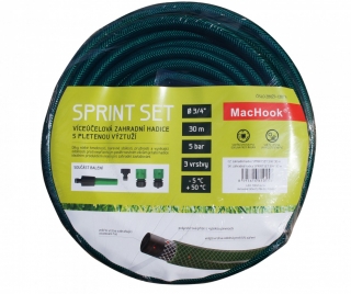MacHook 13868 SPRINT SET 1/2 20 m záhradná hadica zelená