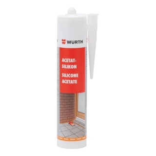 WURTH Acetátový silikón 310 ml transparentný