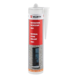 WURTH Tesniaca hmota 4 v 1 pre prírodný kameň 310 ml čierna