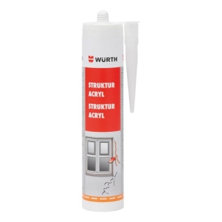 WURTH Štruktúrovaný akryl 310 ml biela