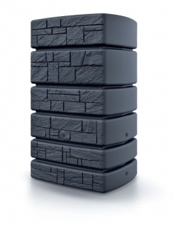 PROSPERPLAST Sud na dažďovú vodu TOWER STONE antracit 500l