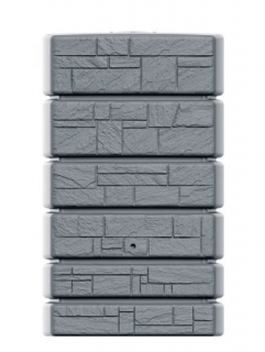 PROSPERPLAST Sud na dažďovú vodu TOWER STONE svetlo šedý 500l