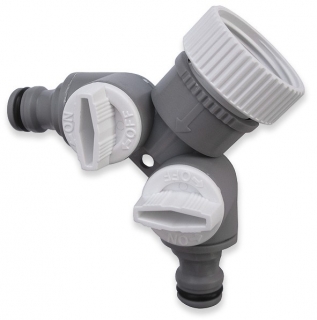 JAD TOOLS WL-2222 Rozdvojka s ventilom pre 2 rýchlospojky 1 + 3/4