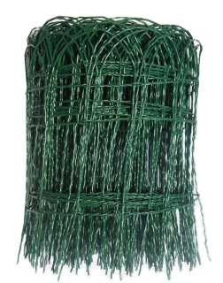 JAD okrasné pletivo 0,65 x25m 2mm PVC15x9cm