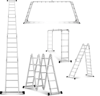Garlist GST Profi Hliníkový viacúčelový rebrík multifunkčný - 4x5